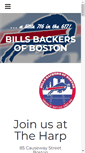 Mobile Screenshot of bostonbillsbackers.com